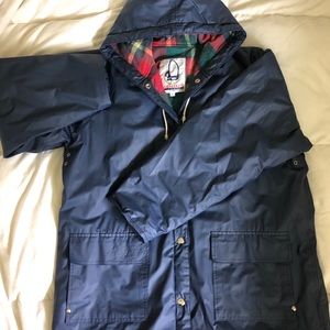 SAILMAKER OUTWEAR Plaid Rain Jacket